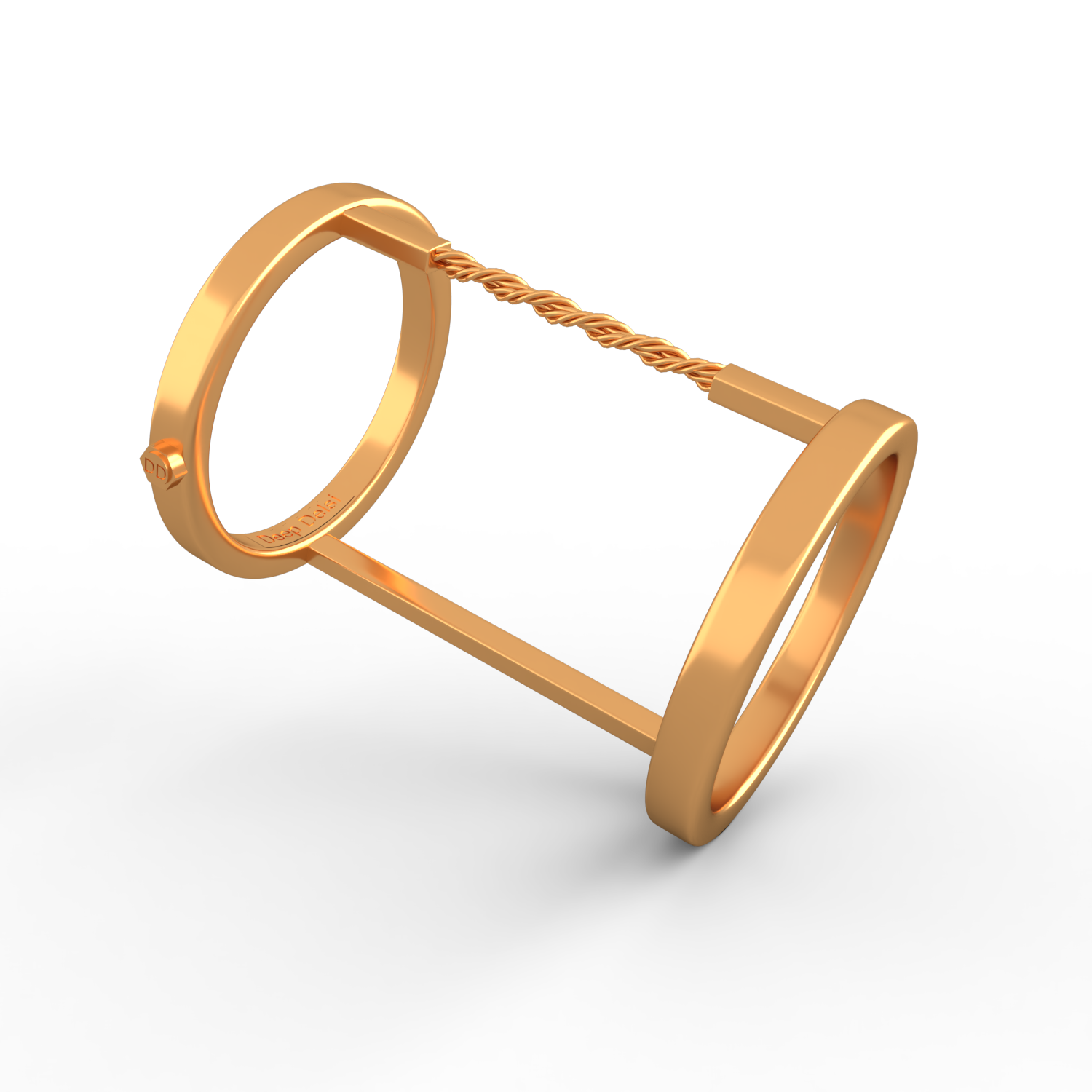 CHAIN TOUCH BRACELET, Yellow gold 19