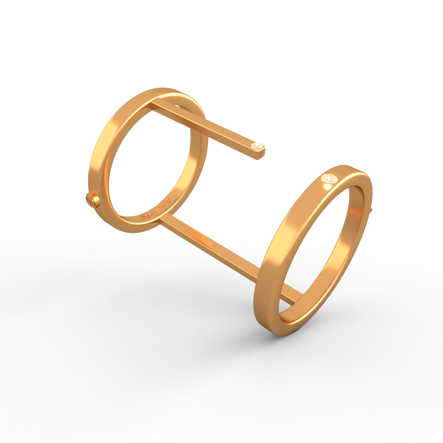 DIAMOND ATTRACTION BRACELET, DIAMONDS Yellow gold 22ds