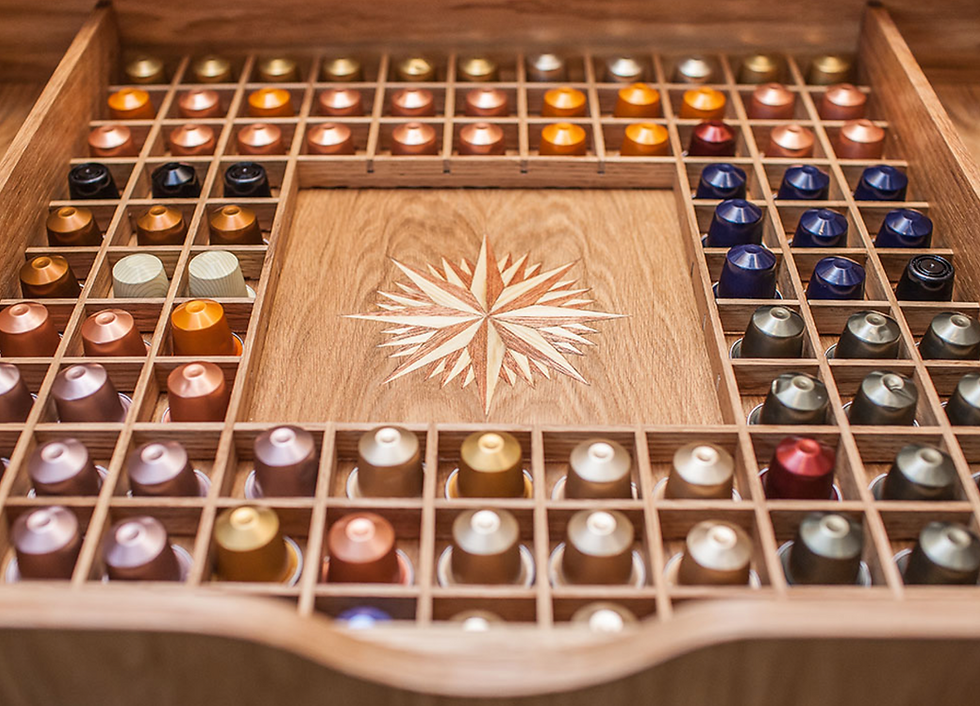 Hoad And Boyd _ Bespoke Joinery _ Coffee pod draw