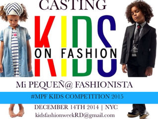 Mi Pequeñ@ Fashionista 2015 Children’s Runway Contest