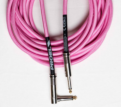 Miniatura: PROEL BULK120CLU3PK Cavo Jack/Jack90 3 mt Pink