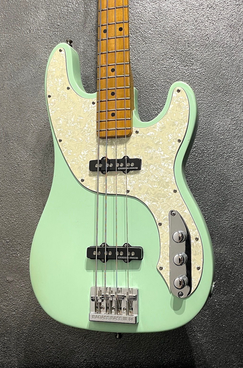 FENDER Telecaster Bass Surf Green 1972 Upgraded