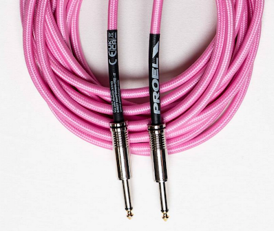 Miniatura: PROEL BULK100CLU3PK Cavo Jack/Jack 3 mt Pink