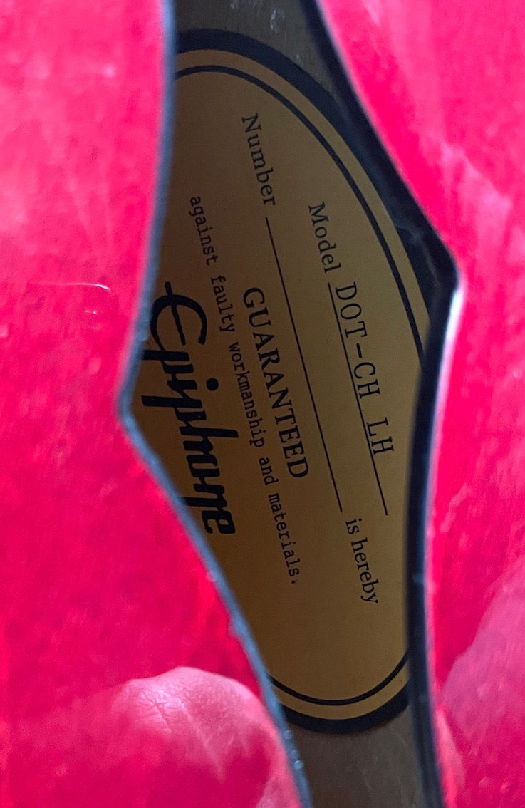 Miniatura: Epiphone DOT-CH LH Cherry Left Hand