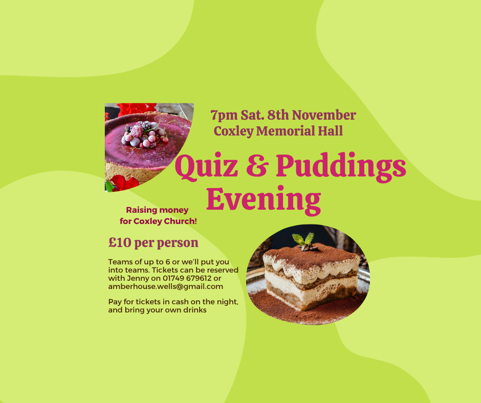 Quiz & Pudding Evening