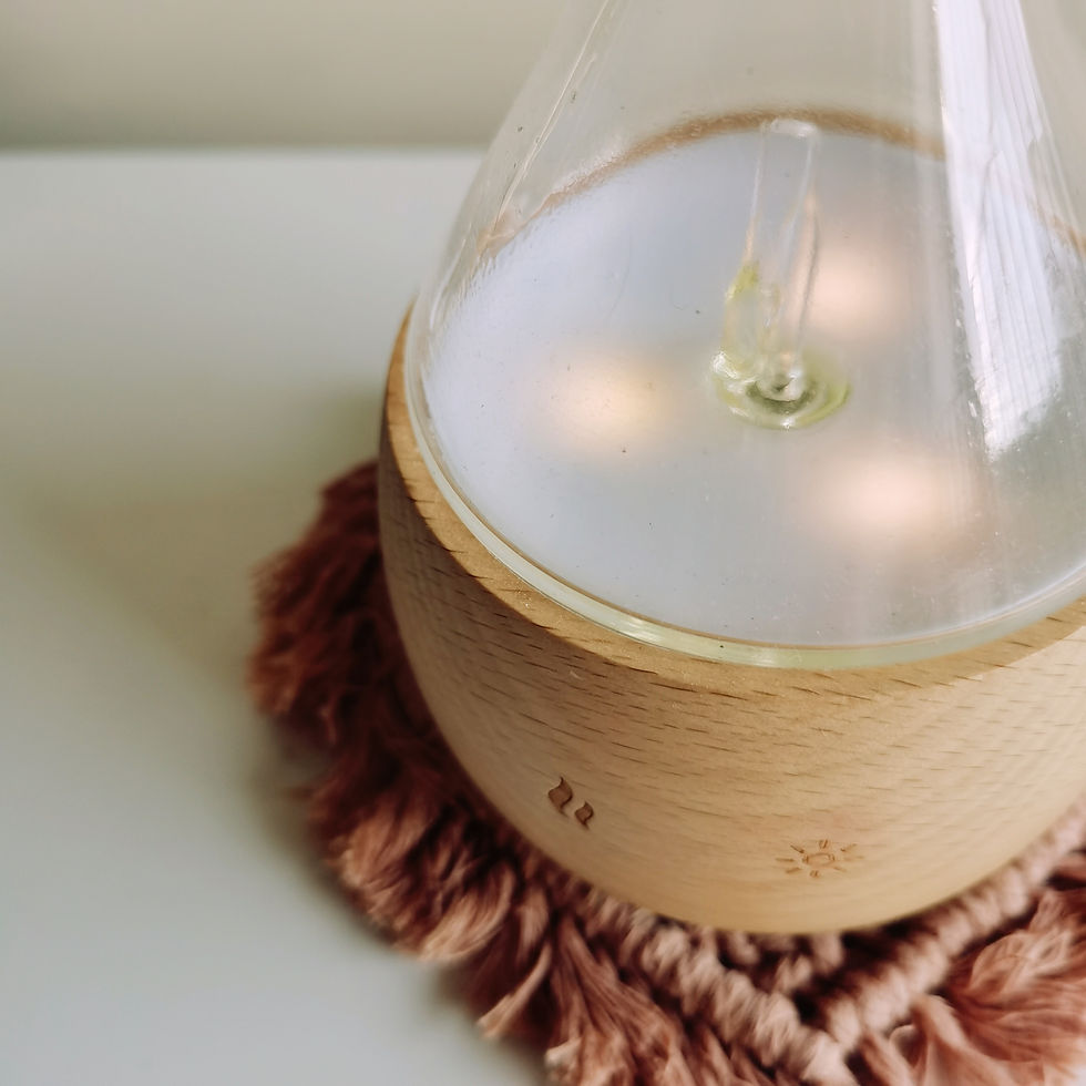 Nebulizer diffuser + organic essential oil set