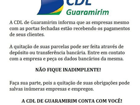 Não fique inadimplente!