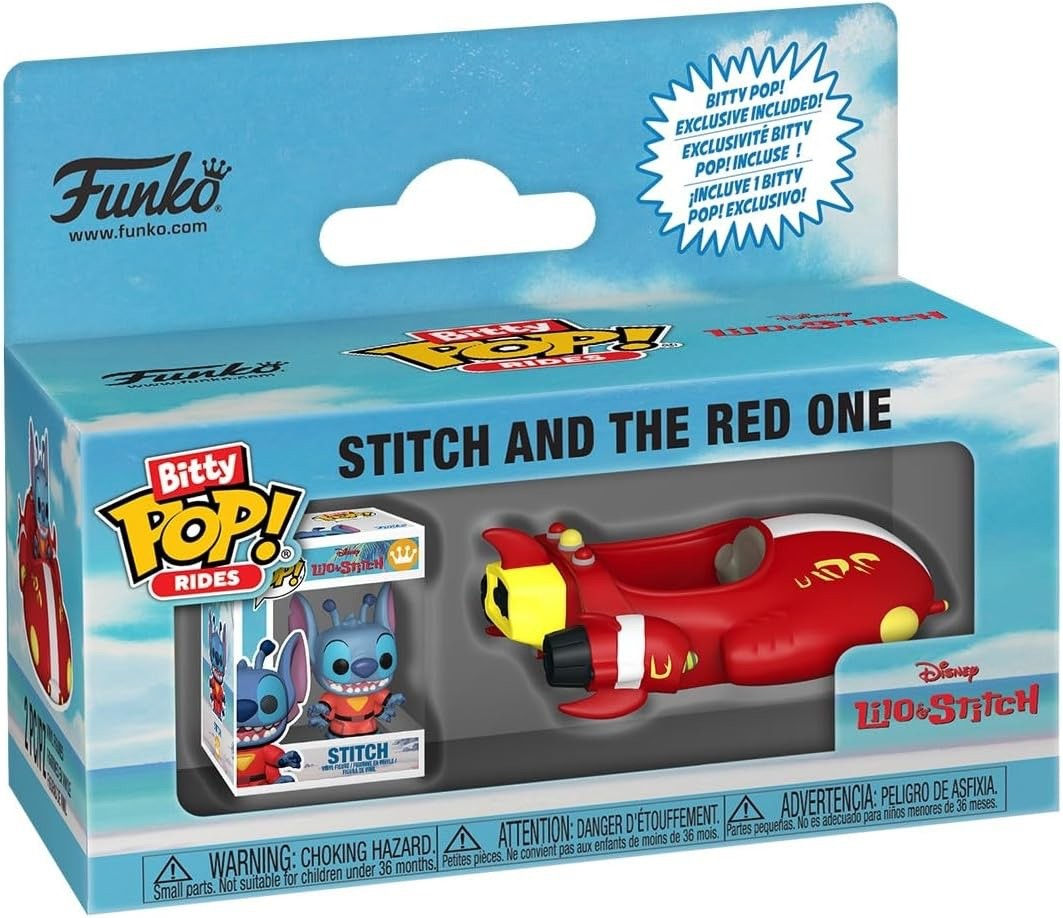 Funko Bitty Pop! Rides Stitch And The Red One Disney Lilo & Stitch