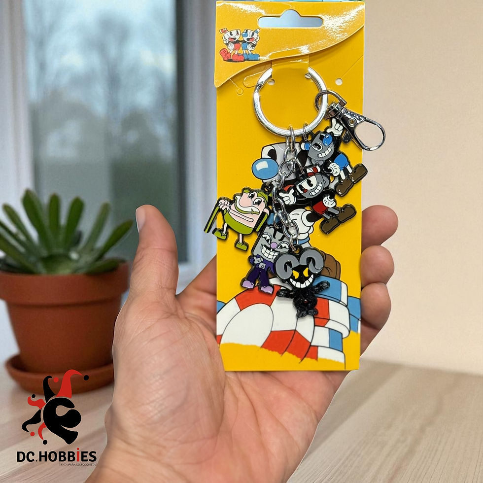 Llavero Cuphead – Set de Personajes (5 Dijes)