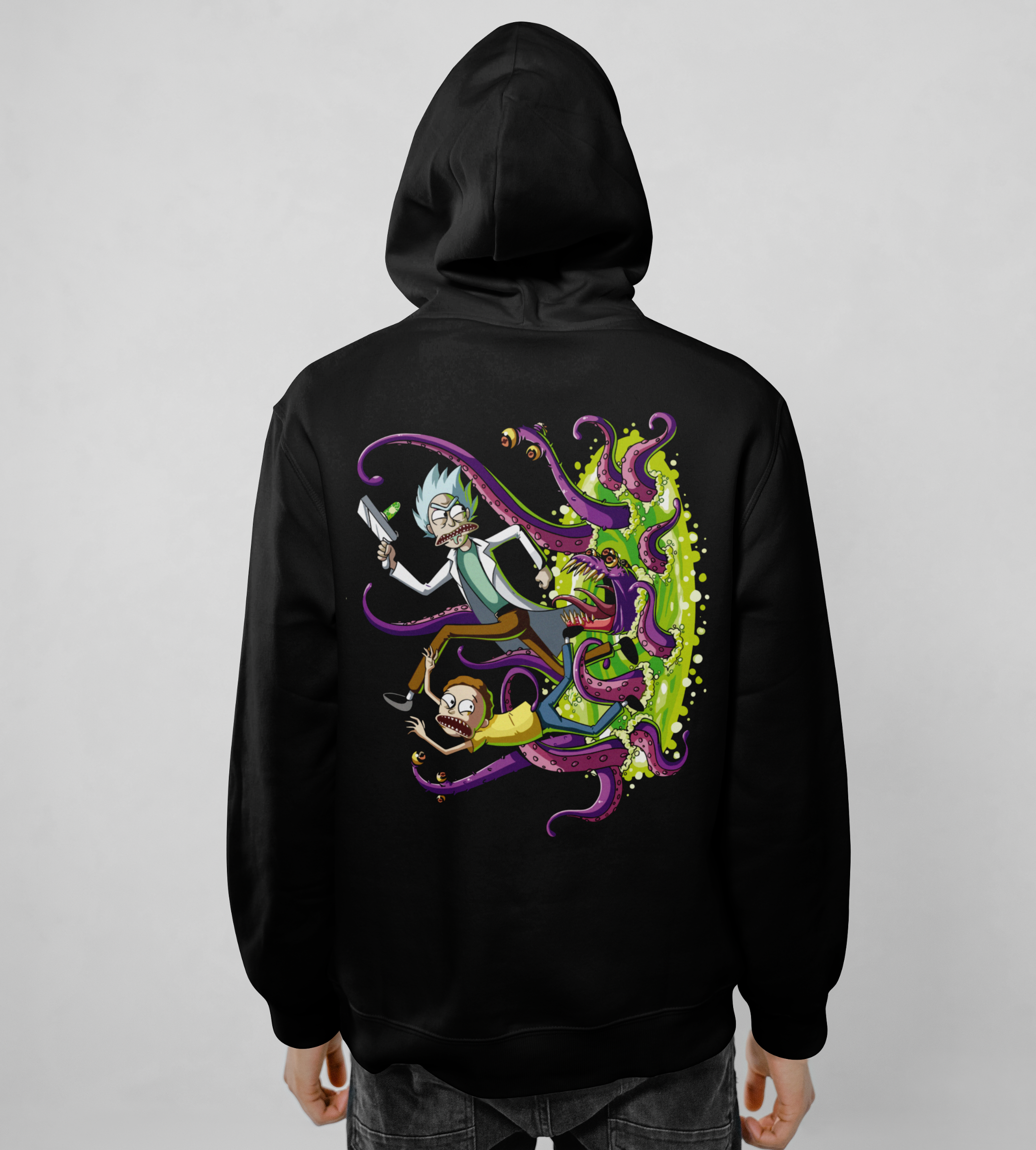 Buzo Hoodie Rick and Morty