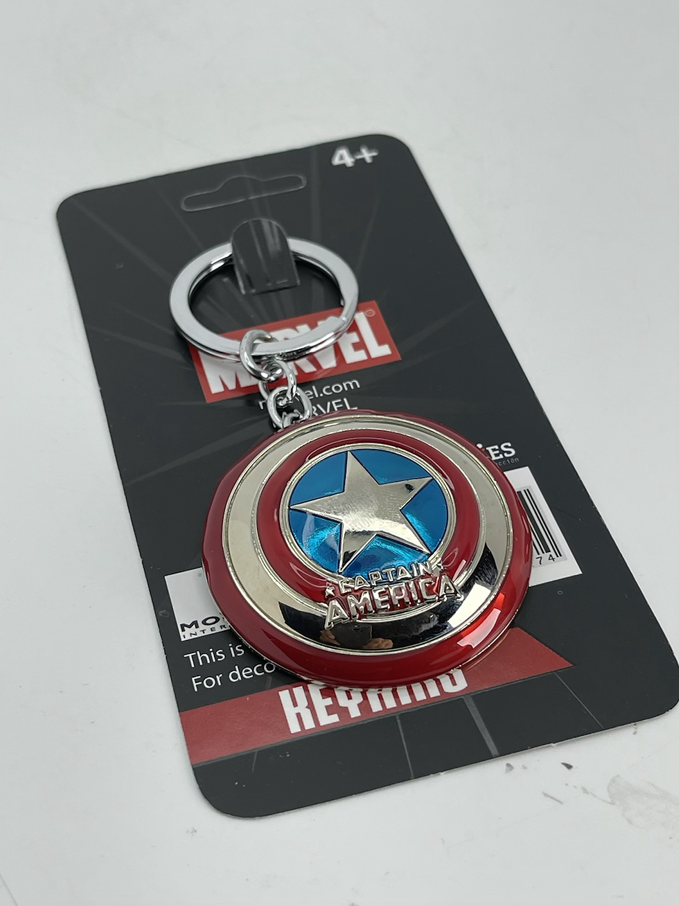 Miniatura: LLAVERO CAPITAN AMERICA ESCUDO