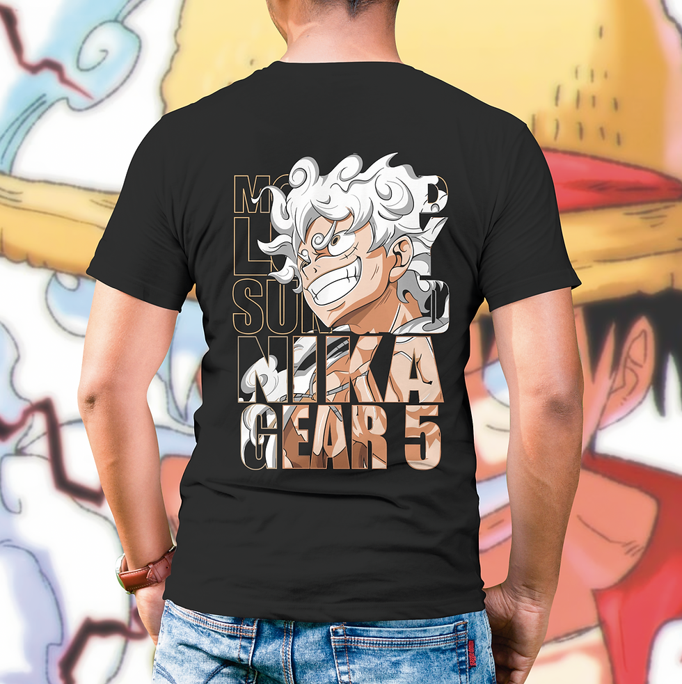 Camiseta Luffy Nika Gear 5
