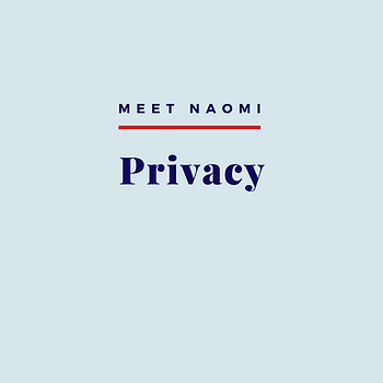 Naomi's privacy practice.