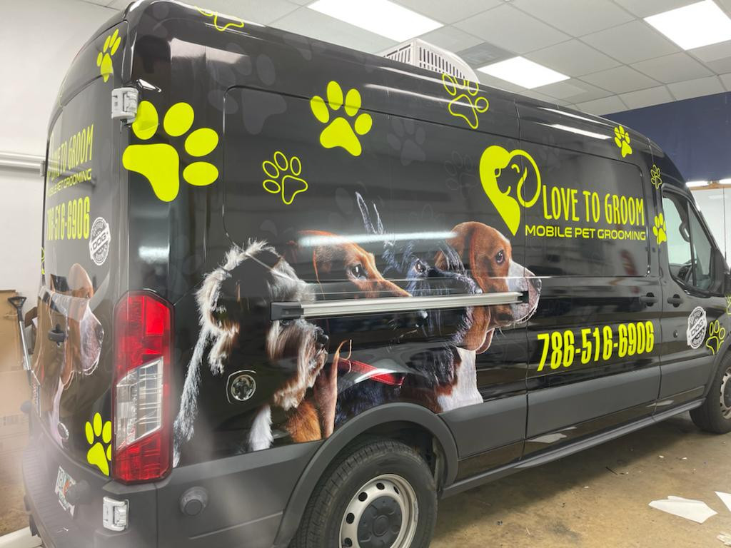 My love mobile dog grooming sale