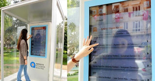 Smart City Kiosks being installed in Antalya
