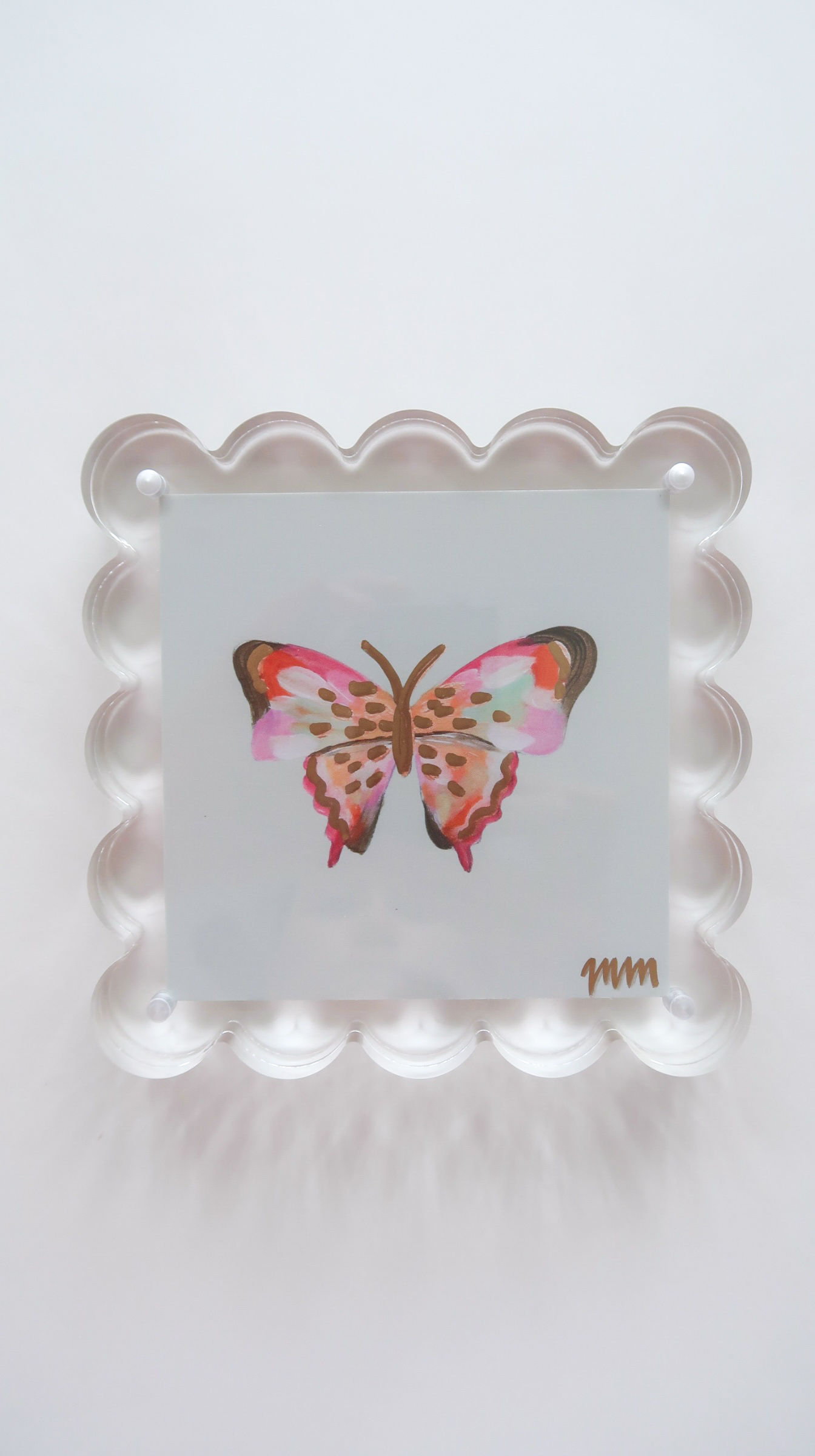 Green Butterfly Print