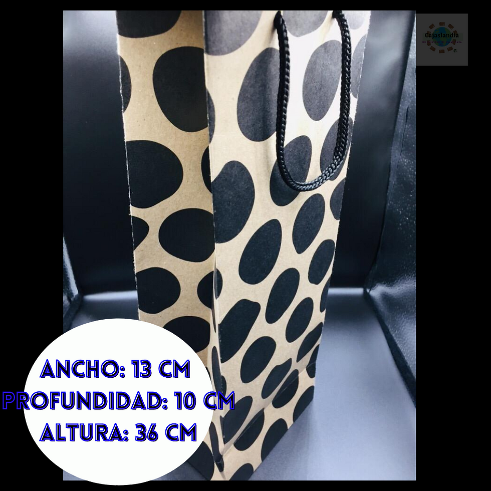 Miniatura: Bolsas para botellas con print