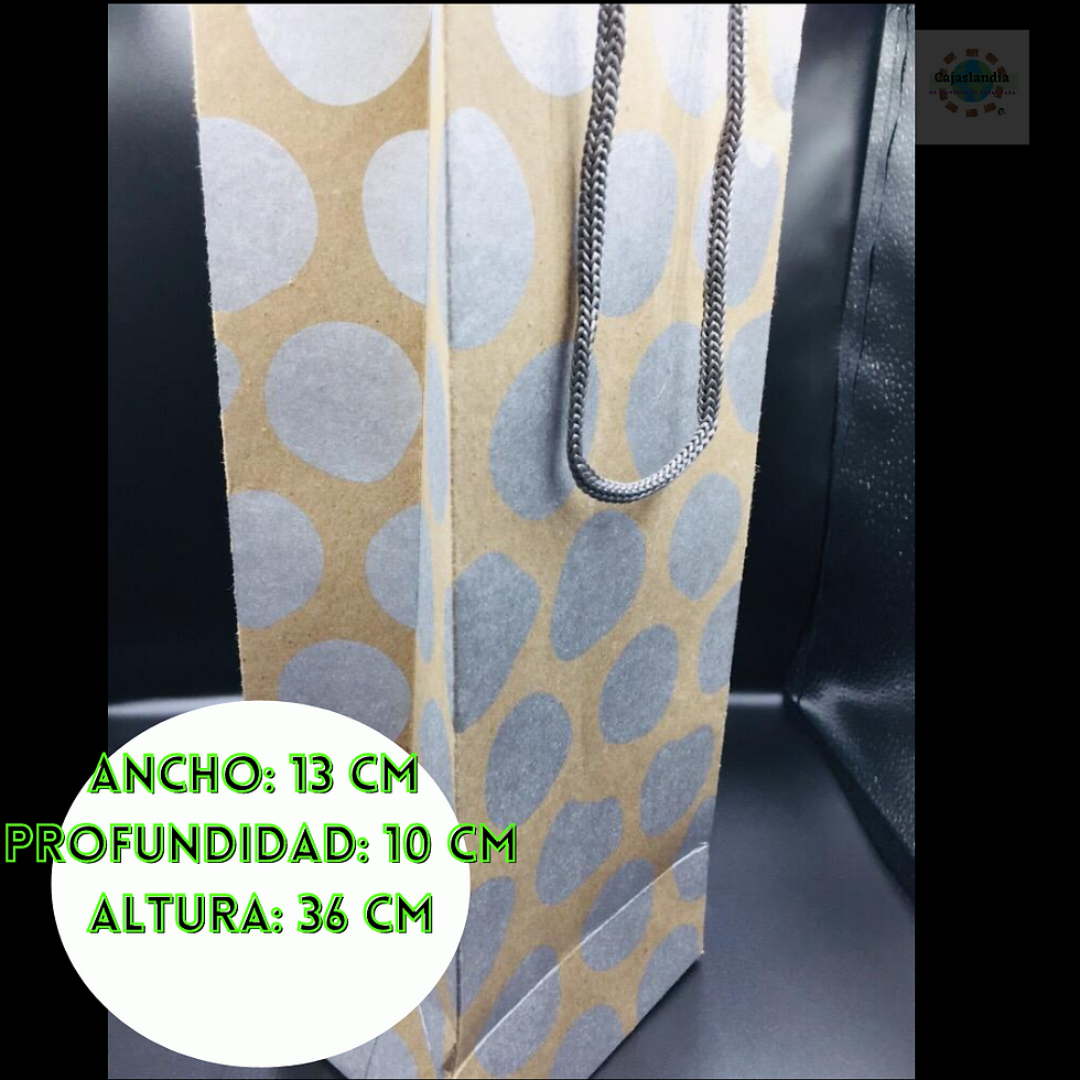 Miniatura: Bolsas para botellas con print
