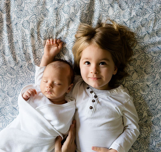 young siblings