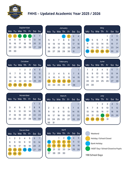 TERM DATES UPDATED 2025 2026