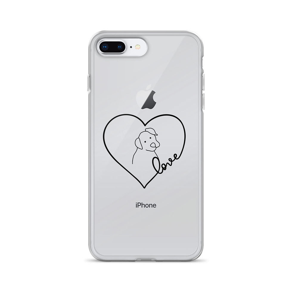 Thumbnail: Clear Case for iPhone® with dog love