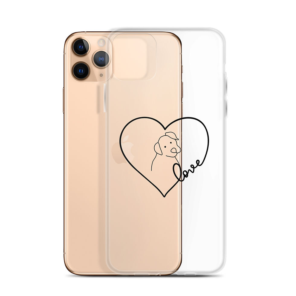 Thumbnail: Clear Case for iPhone® with dog love