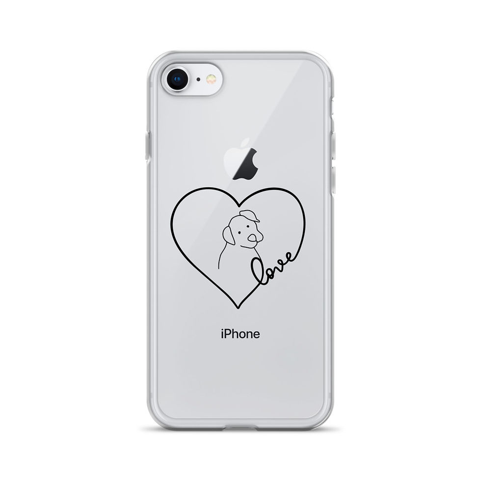 Thumbnail: Clear Case for iPhone® with dog love