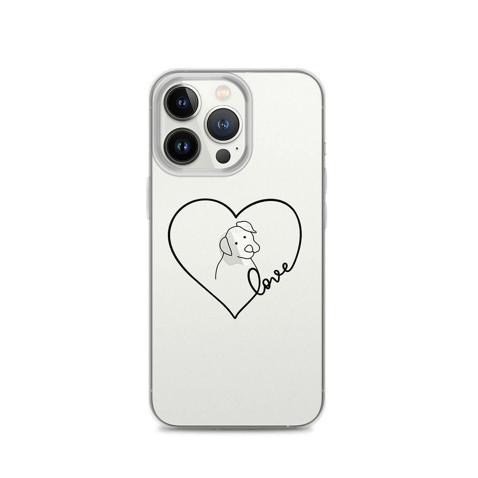 Thumbnail: Clear Case for iPhone® with dog love
