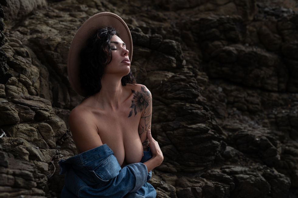 edito portrait nu glamour