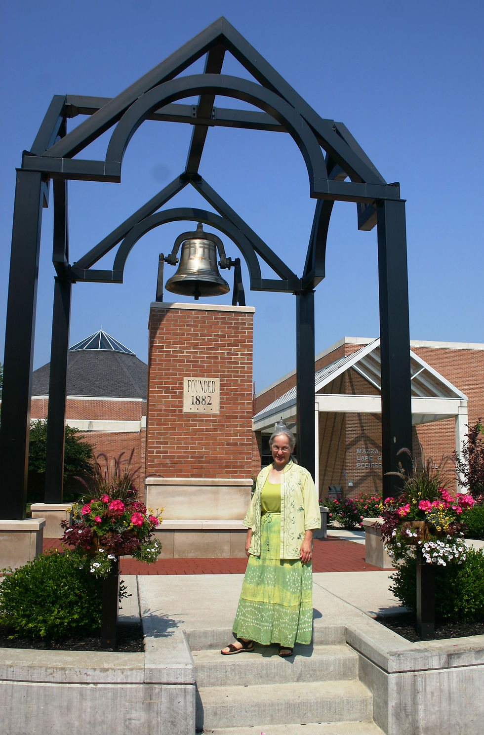 Diane at Mazza Museum, Findlay, Ohio