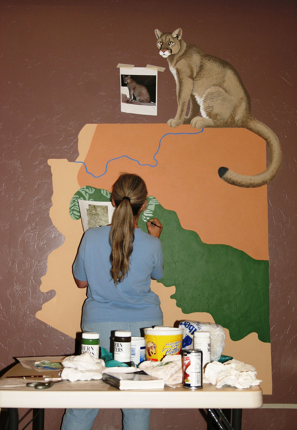 Highlands Center Mural process
