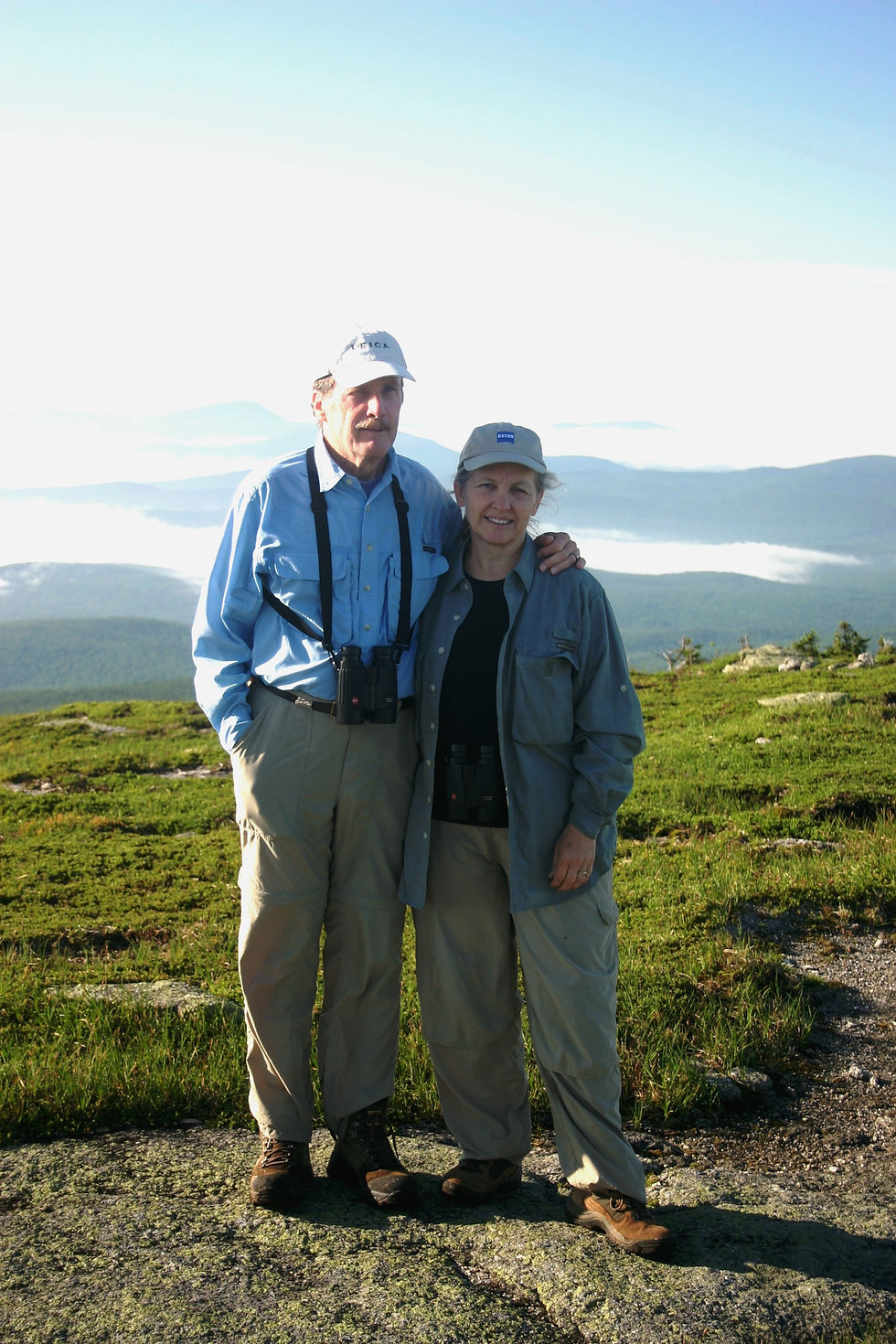 Diane and Doug on top of the World