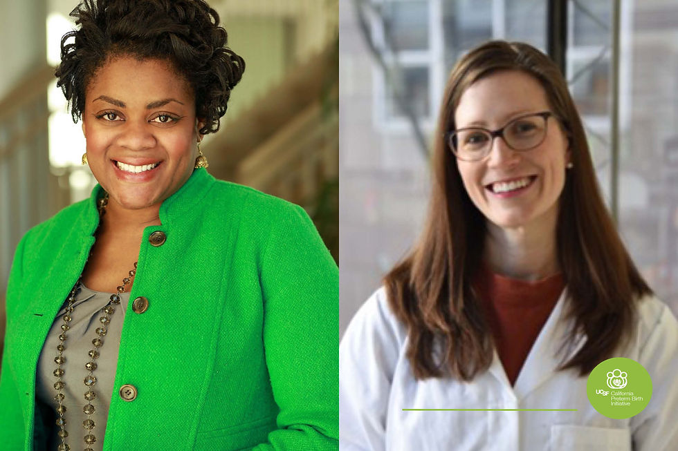 Two women side by side smiling