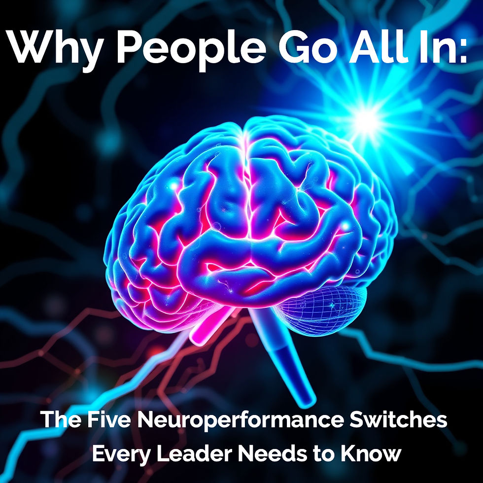 Why People Go All In: The Five Neuroperformance Switches Every Leader Needs to Know
