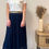Miniature : Jupe longue bleu marine RADIS