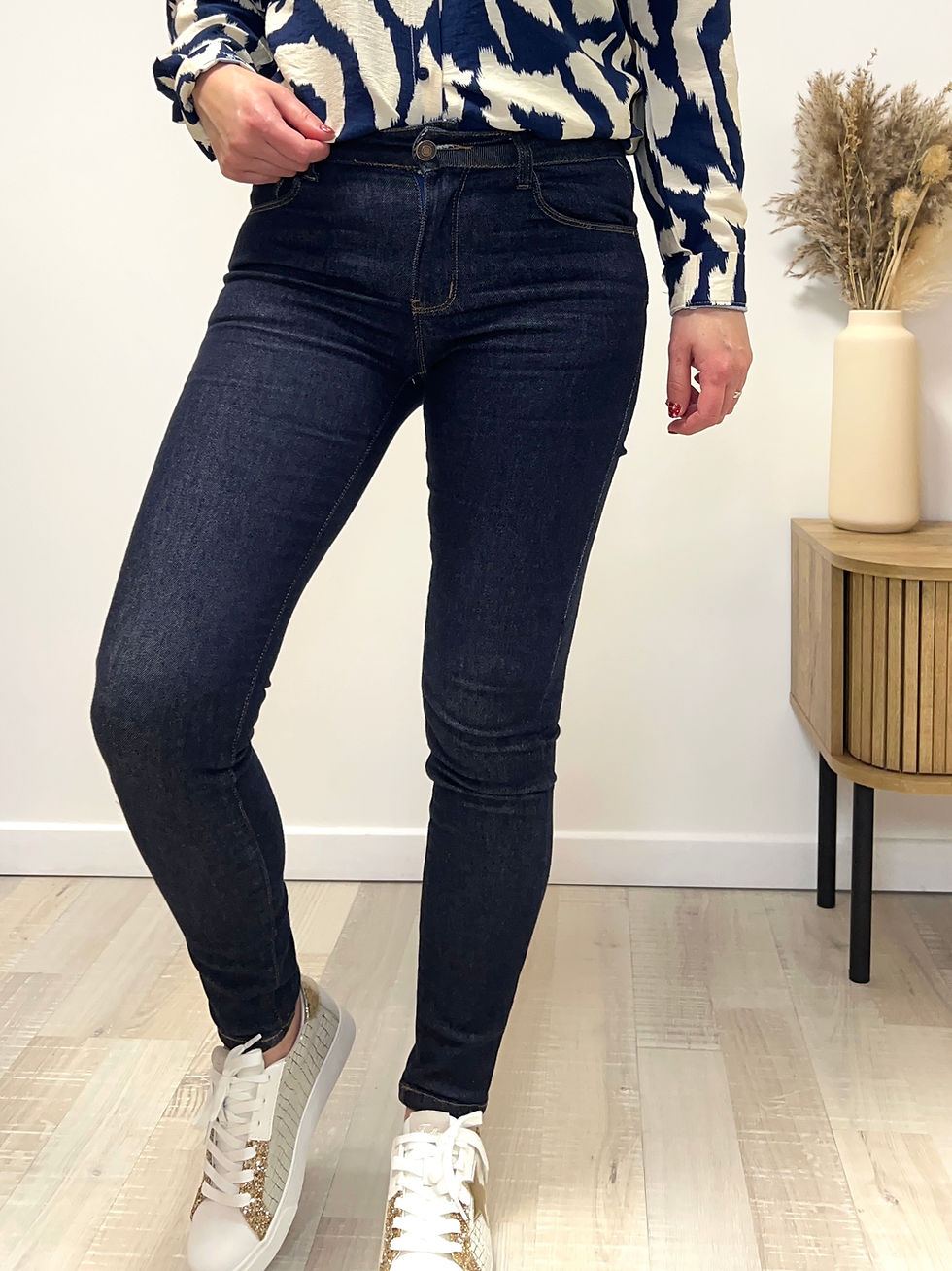 Jean skinny brut foncé JACINTHE