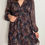 Miniature : Robe courte noir motif Camel/doré CIRSE