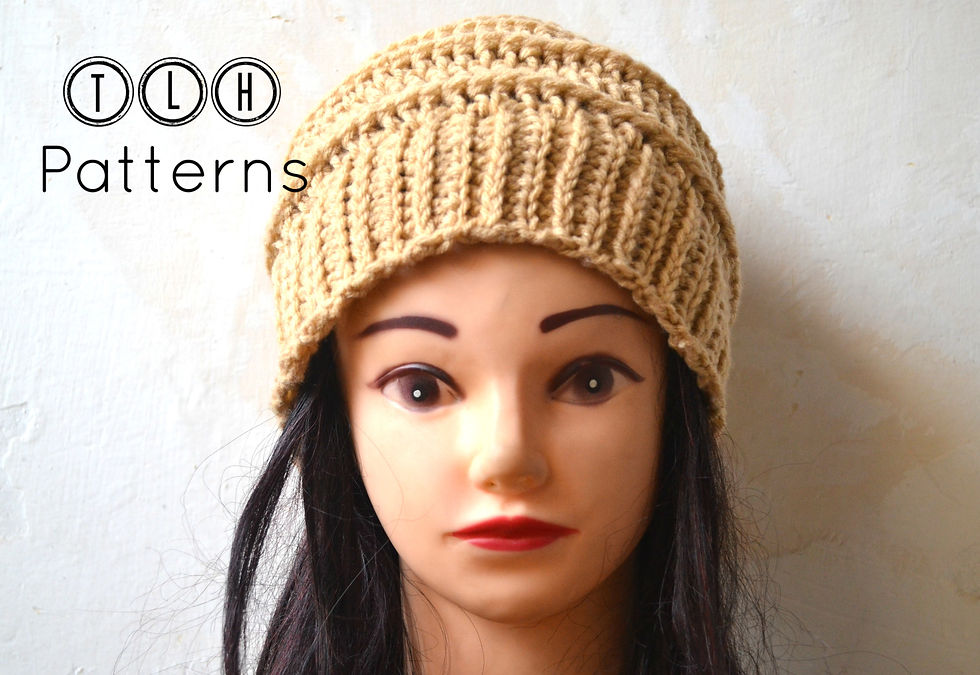 Thumbnail: Crochet hat pattern - Adriano hat