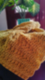 Thumbnail: Mustard field crochet shawl