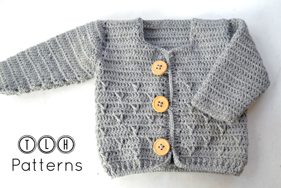 Thumbnail: Crochet baby cardigan