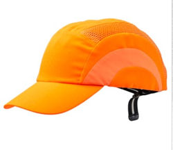 Hi Vis Bump Cap Fluoro Orange BCFO 1