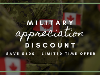* NEW* Military Appreciation Discount