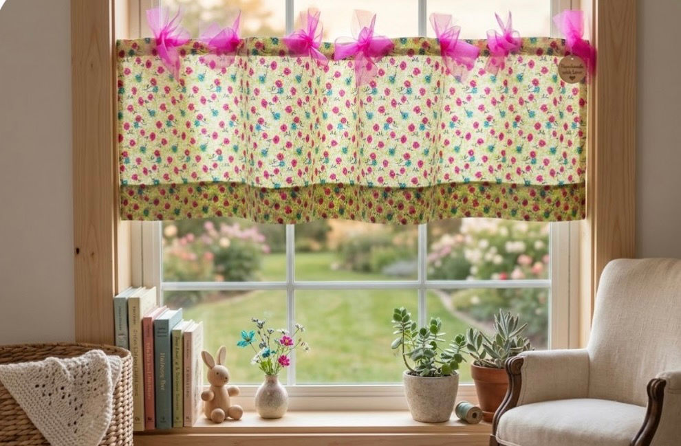 Girl's Room Window Valance