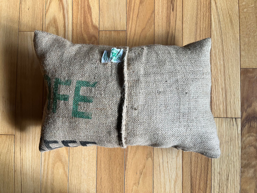 Thumbnail: Burlap Coffee Sack Pillow