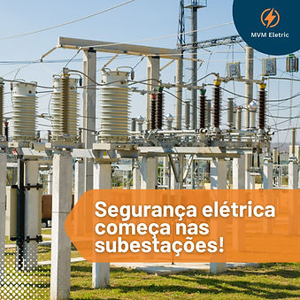 manutenções em subestações de energia