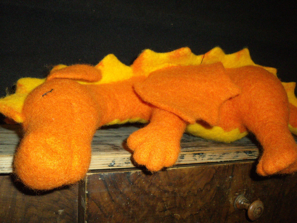 Miniaturbild: Drache orange