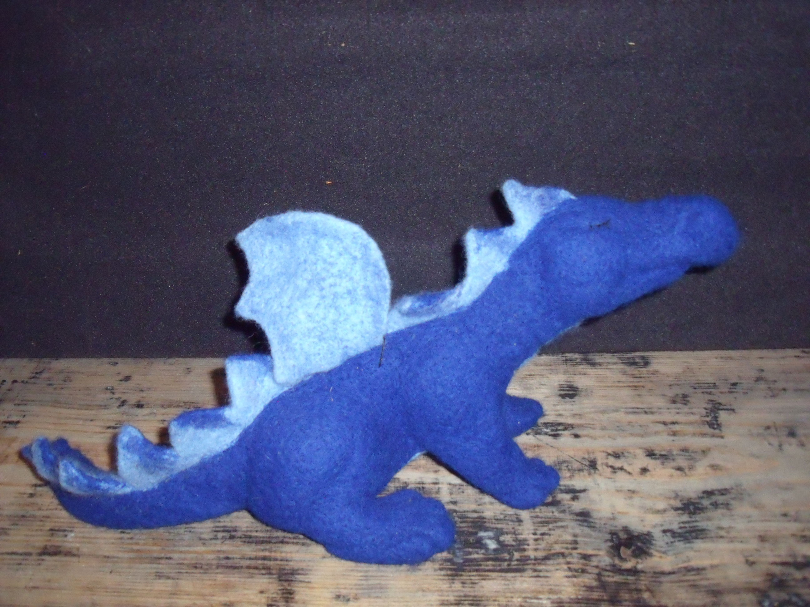 Drache blau