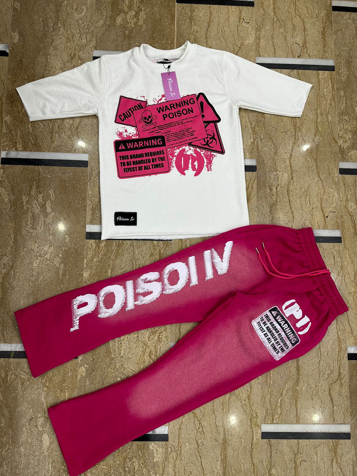 Pink Caution Set