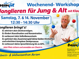 Jonglieren mit Klaus!