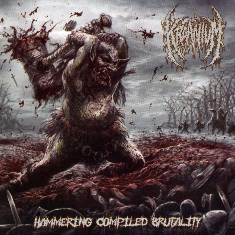 KRAANIUM - Hammering Compiled Brutality CD Front cover